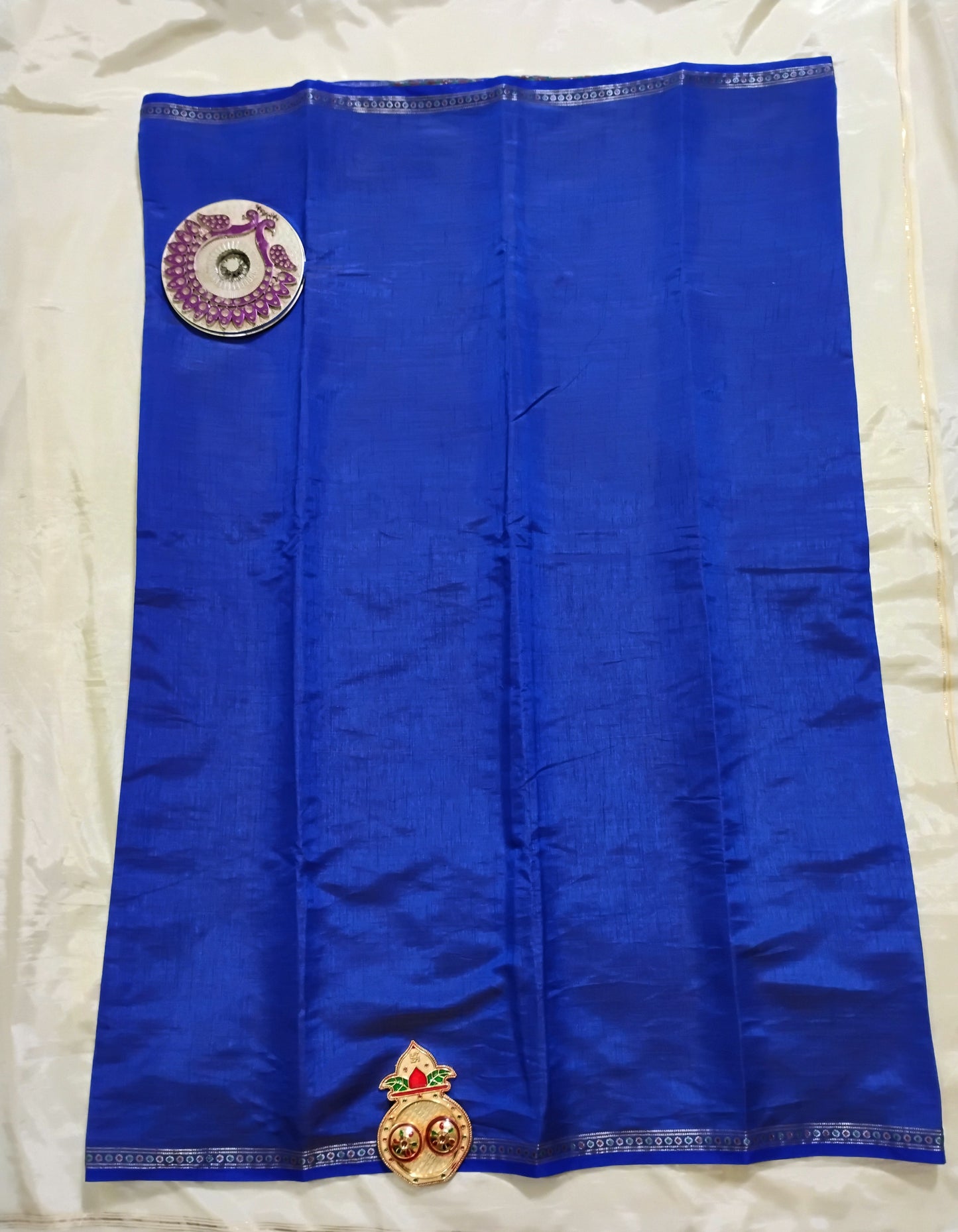 TussarSilk blue Saree