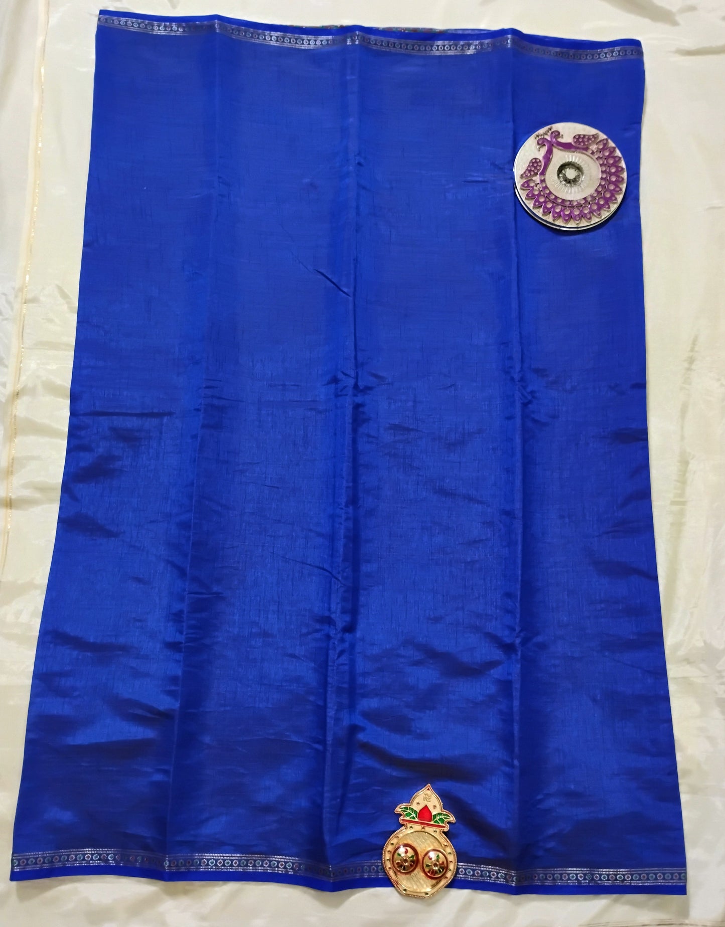 TussarSilk blue Saree