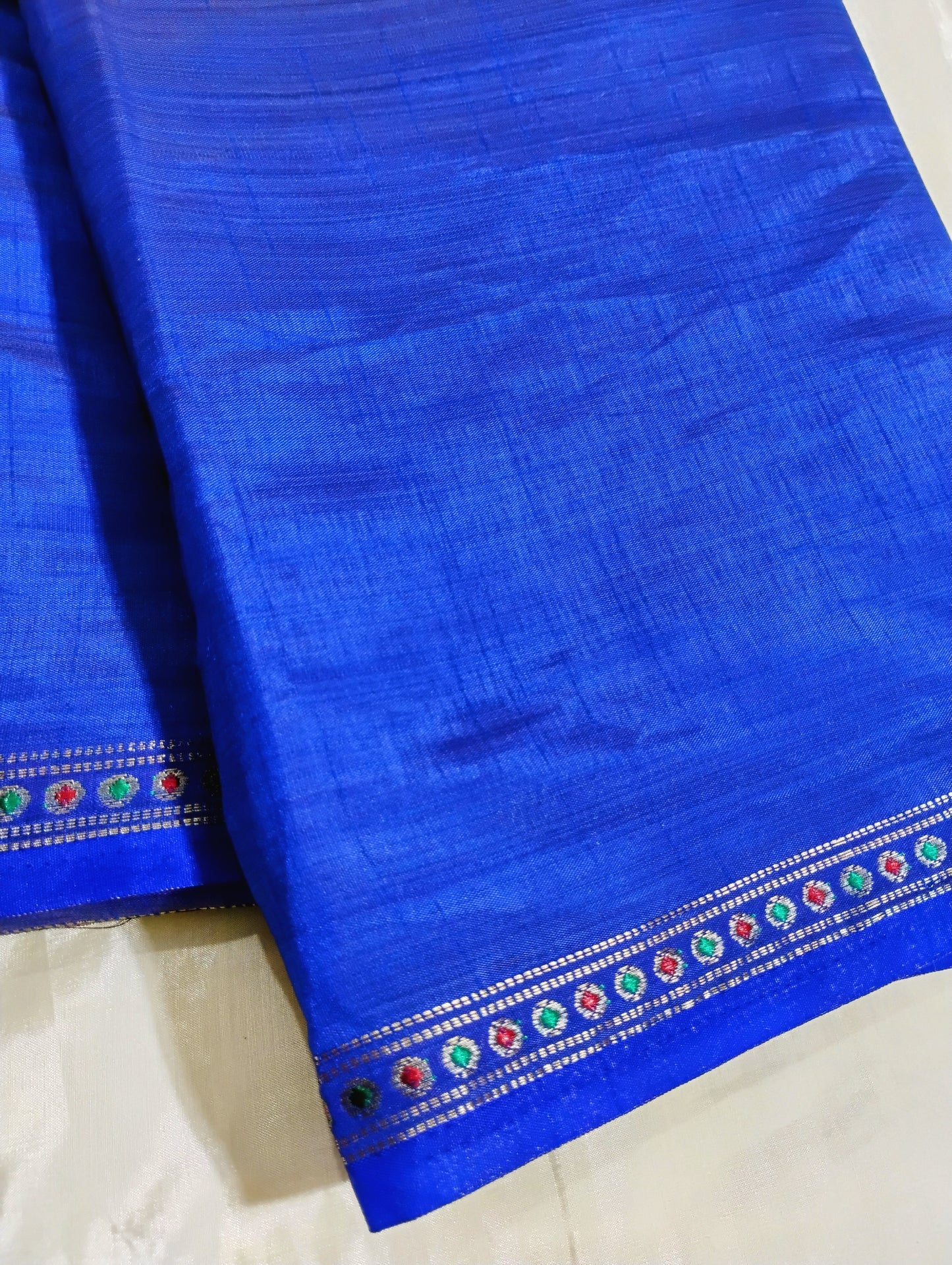 TussarSilk blue Saree