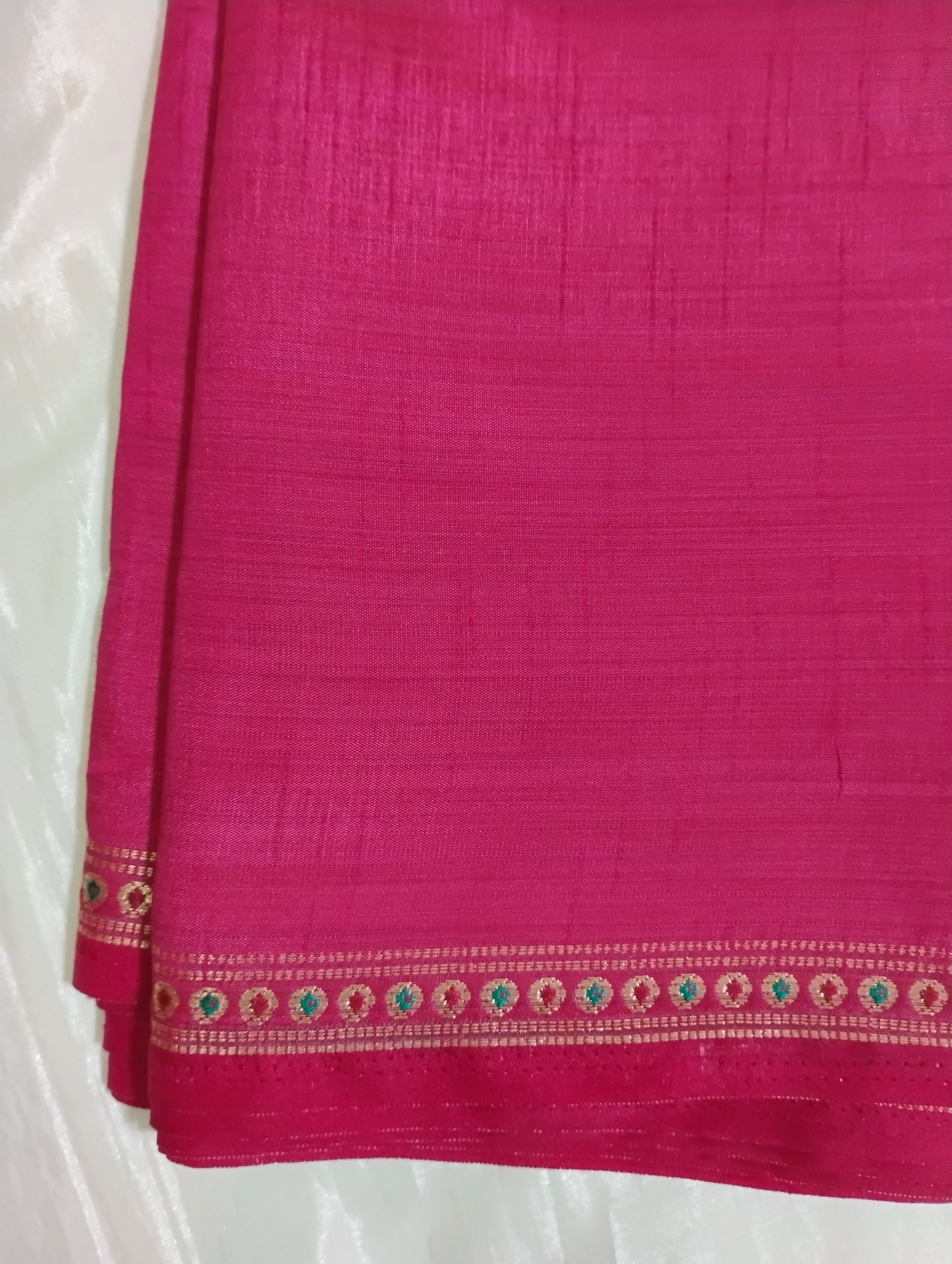 TussarSilk red patterned Saree