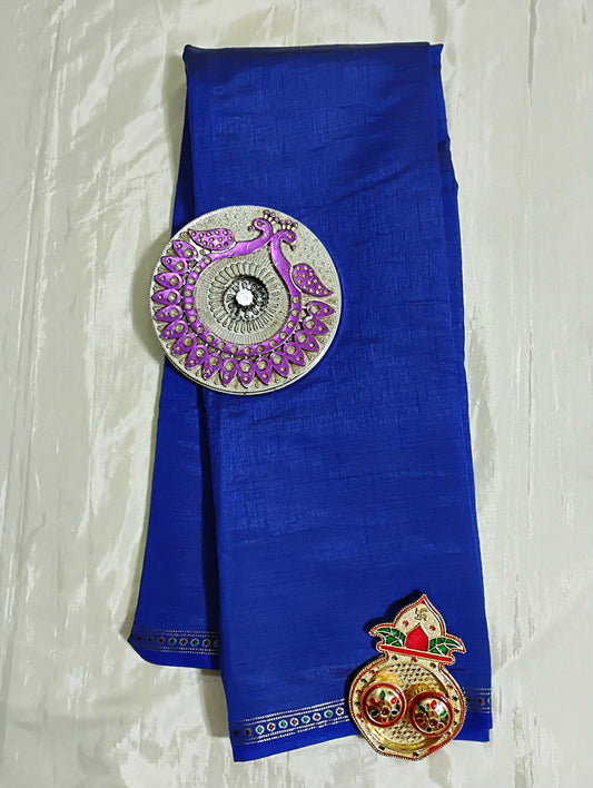 TussarSilk blue Saree